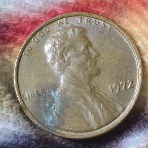 1972 Lincoln Penny No Mint Mark, "Liberty" error and others 1972 Lincoln Penny